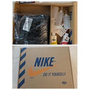 Nike Do It Yourself DIY Customization Kit Black Sweatshirt Rit Dye Patches NEW